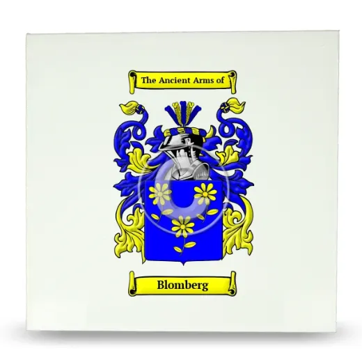 Blomberg Large Ceramic Tile with Coat of Arms