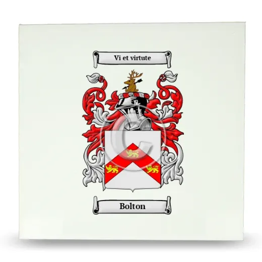 Bolton Large Ceramic Tile with Coat of Arms