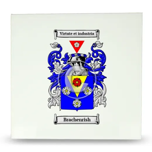 Brachenrish Large Ceramic Tile with Coat of Arms