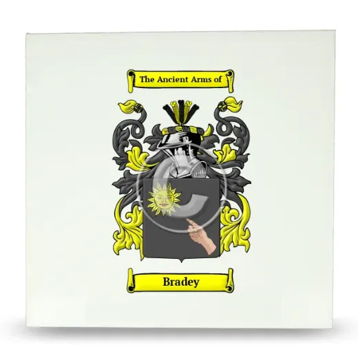 Bradey Large Ceramic Tile with Coat of Arms