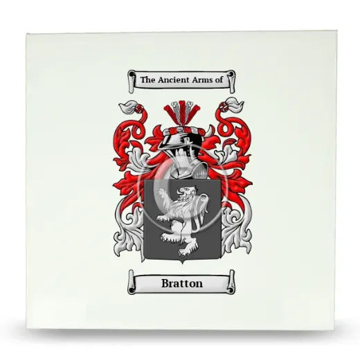 Bratton Large Ceramic Tile with Coat of Arms