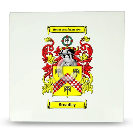 Broadley Large Ceramic Tile with Coat of Arms