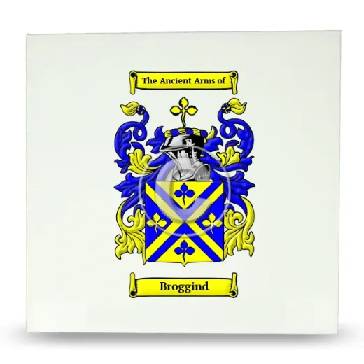 Broggind Large Ceramic Tile with Coat of Arms