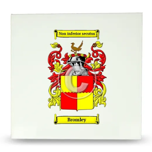 Bromley Large Ceramic Tile with Coat of Arms