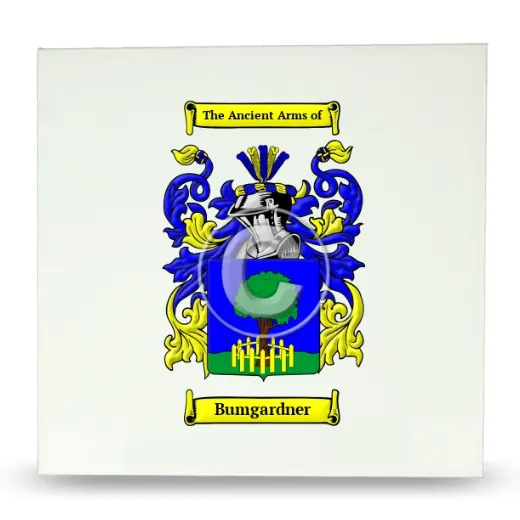 Bumgardner Large Ceramic Tile with Coat of Arms