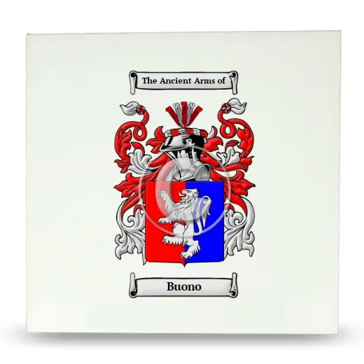 Buono Large Ceramic Tile with Coat of Arms