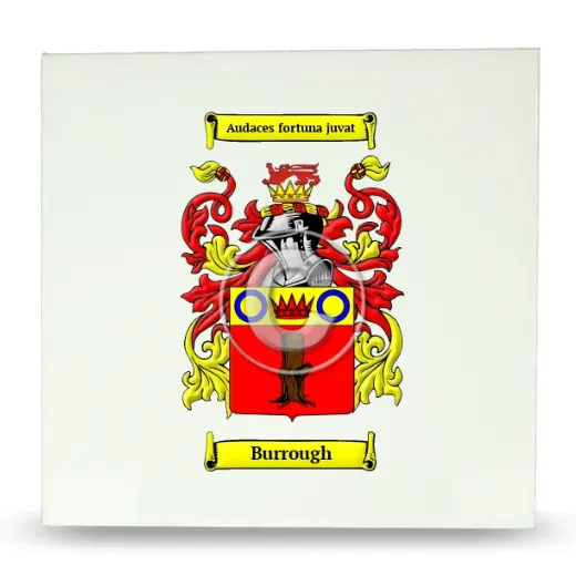 Burrough Large Ceramic Tile with Coat of Arms
