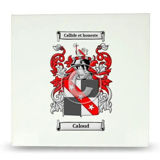 Caloud Large Ceramic Tile with Coat of Arms