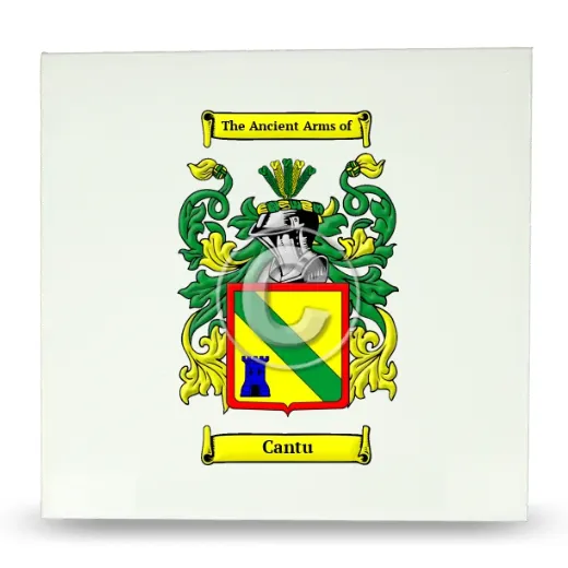Cantu Large Ceramic Tile with Coat of Arms