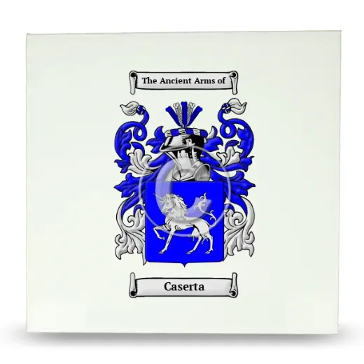 Caserta Large Ceramic Tile with Coat of Arms