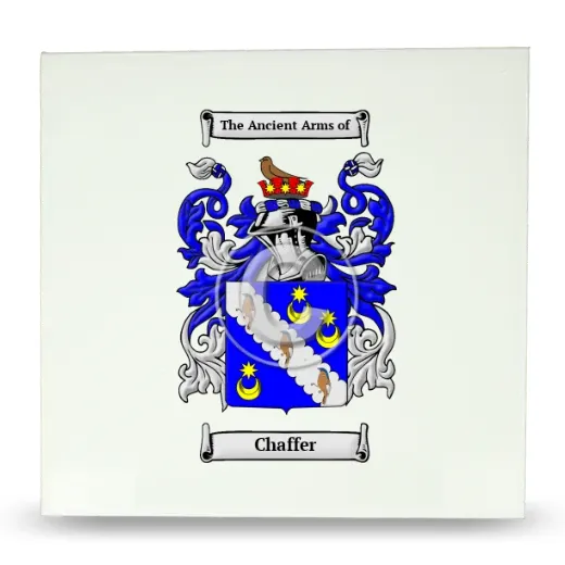 Chaffer Large Ceramic Tile with Coat of Arms