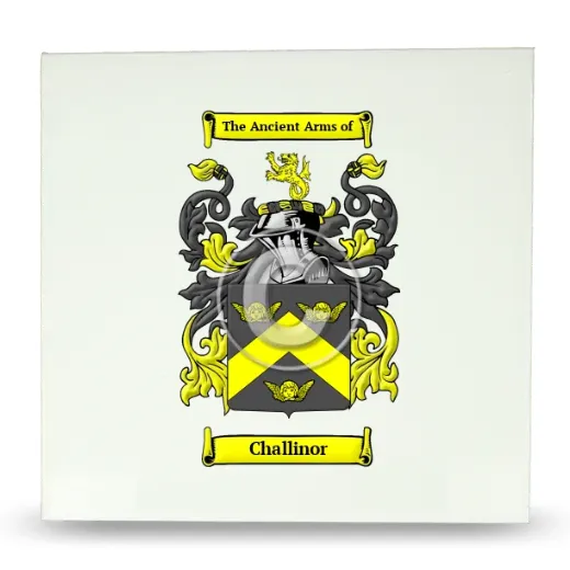 Challinor Large Ceramic Tile with Coat of Arms