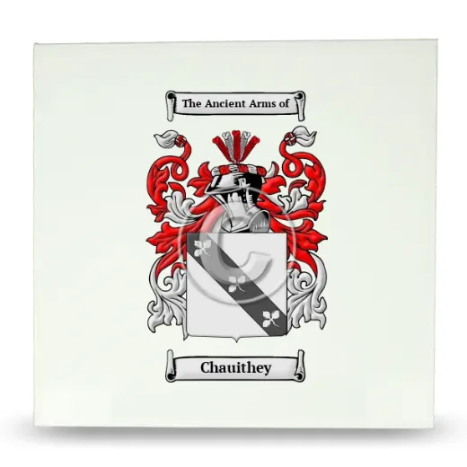 Chauithey Large Ceramic Tile with Coat of Arms