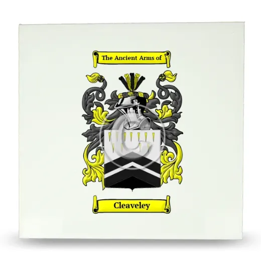 Cleaveley Large Ceramic Tile with Coat of Arms