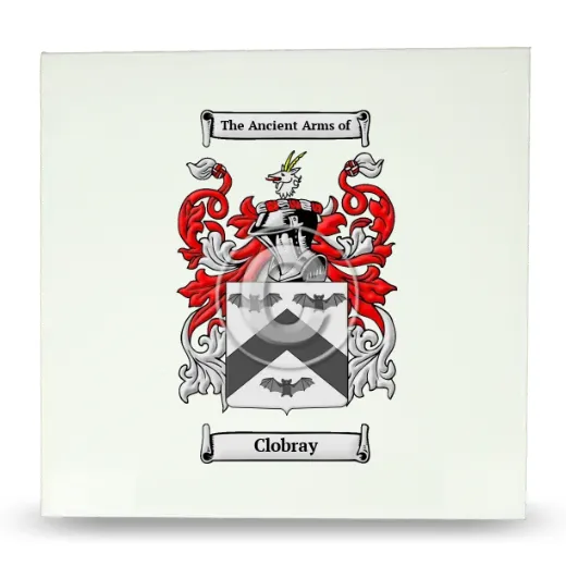 Clobray Large Ceramic Tile with Coat of Arms