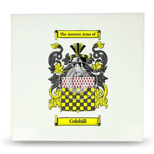 Colshill Large Ceramic Tile with Coat of Arms