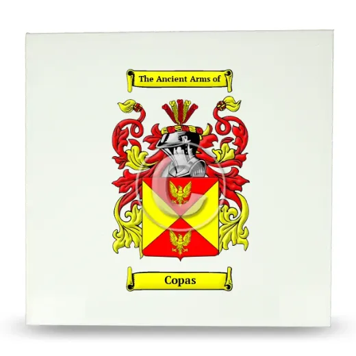 Copas Large Ceramic Tile with Coat of Arms