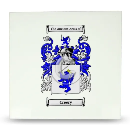 Creery Large Ceramic Tile with Coat of Arms