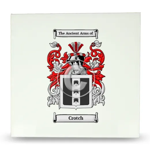 Crotch Large Ceramic Tile with Coat of Arms
