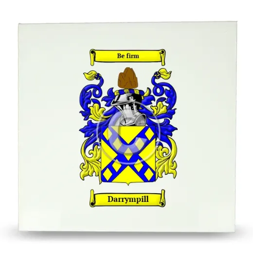 Darrympill Large Ceramic Tile with Coat of Arms