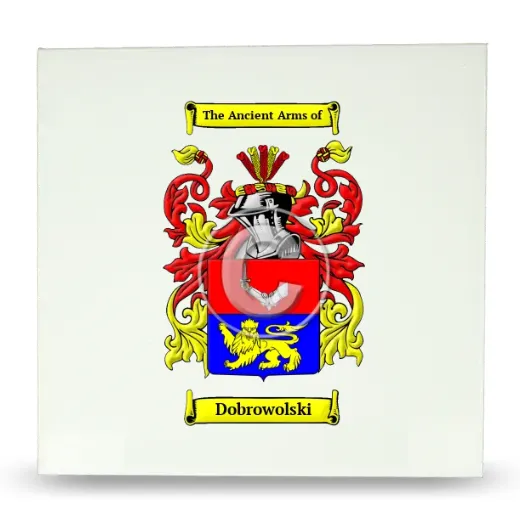 Dobrowolski Large Ceramic Tile with Coat of Arms
