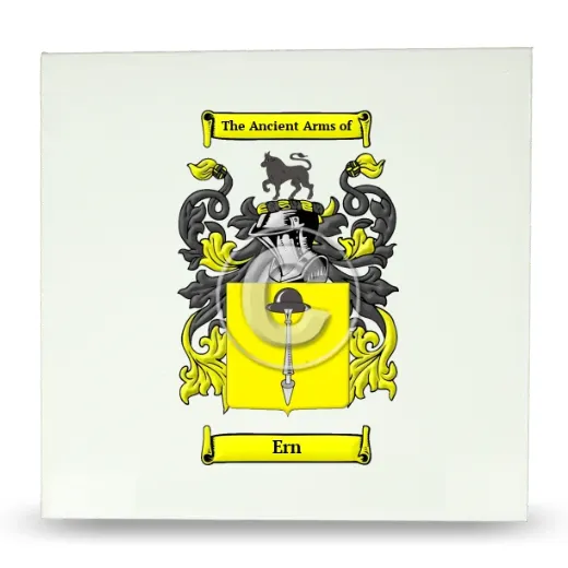 Ern Large Ceramic Tile with Coat of Arms