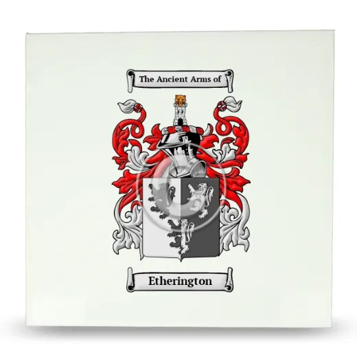 Etherington Large Ceramic Tile with Coat of Arms