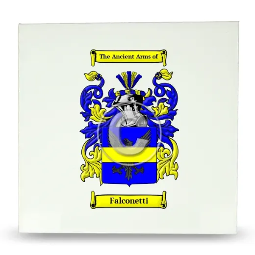 Falconetti Large Ceramic Tile with Coat of Arms