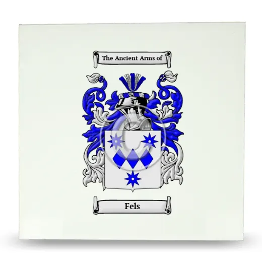 Fels Large Ceramic Tile with Coat of Arms