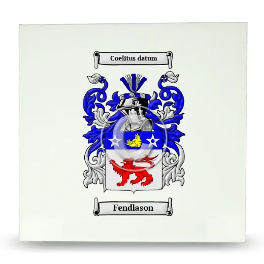 Fendlason Large Ceramic Tile with Coat of Arms