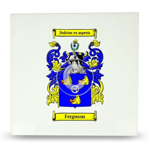 Ferguson Large Ceramic Tile with Coat of Arms