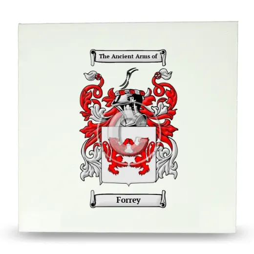 Forrey Large Ceramic Tile with Coat of Arms