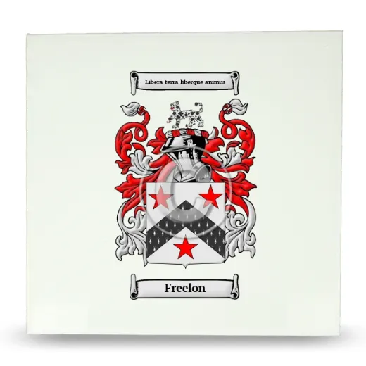 Freelon Large Ceramic Tile with Coat of Arms