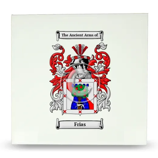 Frias Large Ceramic Tile with Coat of Arms