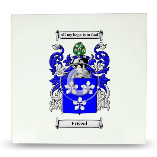 Friseal Large Ceramic Tile with Coat of Arms