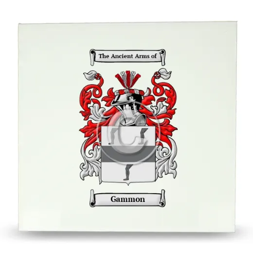 Gammon Large Ceramic Tile with Coat of Arms