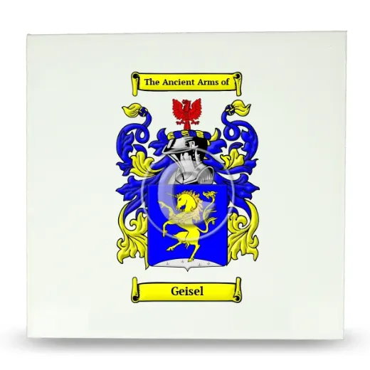 Geisel Large Ceramic Tile with Coat of Arms