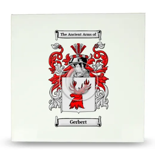 Gerbert Large Ceramic Tile with Coat of Arms