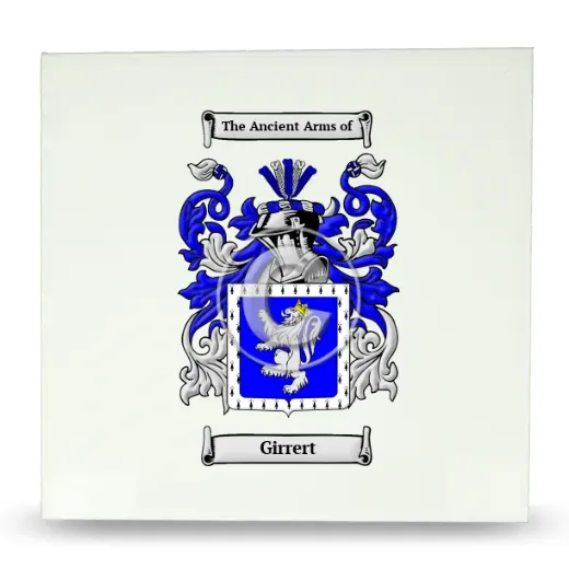 Girrert Large Ceramic Tile with Coat of Arms
