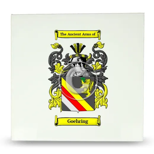 Goehring Large Ceramic Tile with Coat of Arms