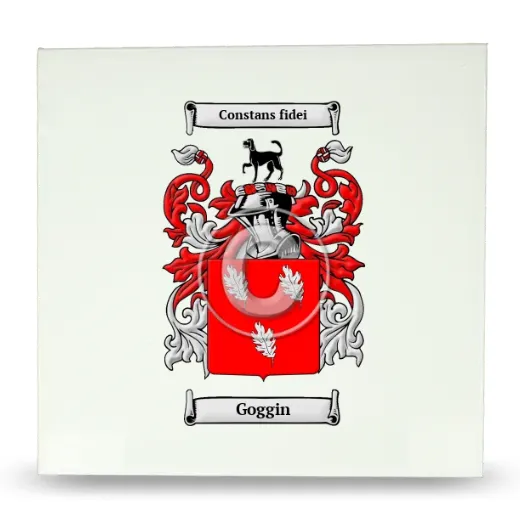 Goggin Large Ceramic Tile with Coat of Arms
