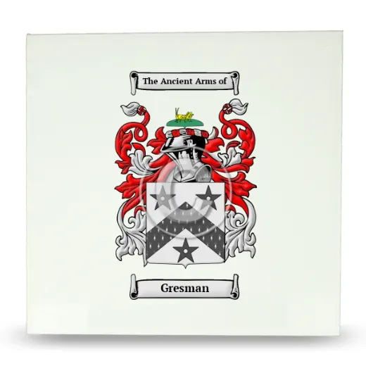 Gresman Large Ceramic Tile with Coat of Arms