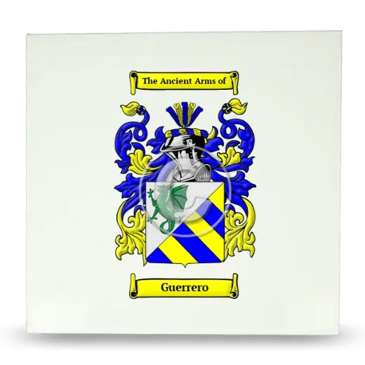 Guerrero Large Ceramic Tile with Coat of Arms
