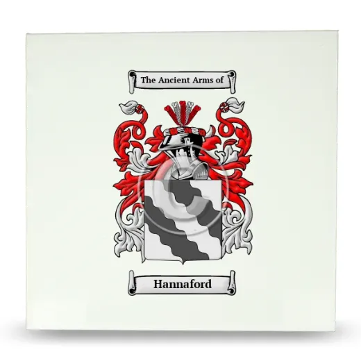 Hannaford Large Ceramic Tile with Coat of Arms