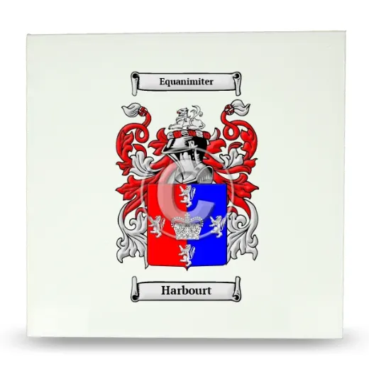 Harbourt Large Ceramic Tile with Coat of Arms