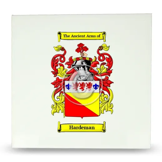 Hardeman Large Ceramic Tile with Coat of Arms