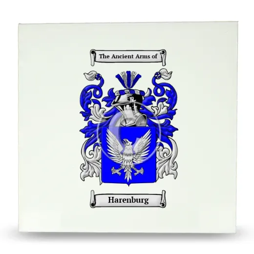 Harenburg Large Ceramic Tile with Coat of Arms