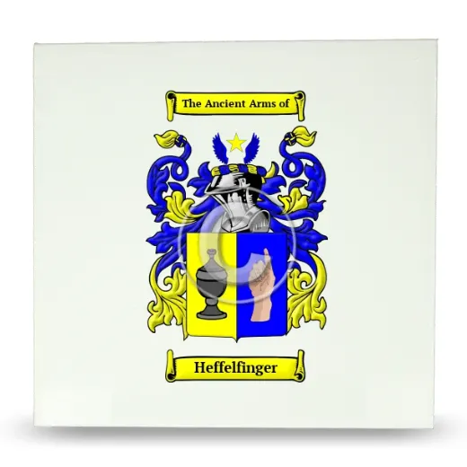 Heffelfinger Large Ceramic Tile with Coat of Arms