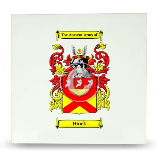 Hinck Large Ceramic Tile with Coat of Arms