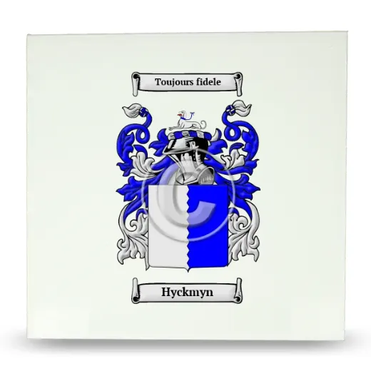 Hyckmyn Large Ceramic Tile with Coat of Arms